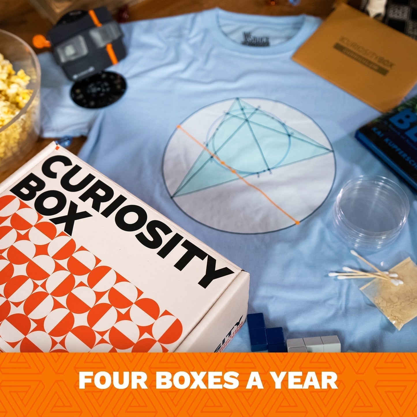 2-year prepaid Curiosity Box subscription. 4 sets/year. Ages 12+